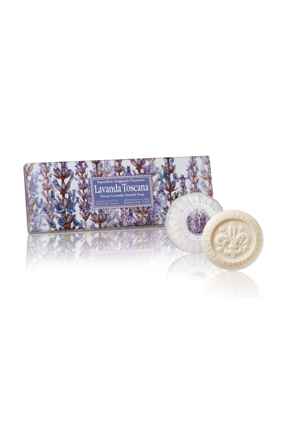 Fiorentiono gift box with 3 soaps - Lavender