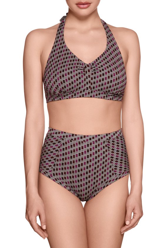 Bondi bikini bra - Fresh patterned bikini bra with lined cups and