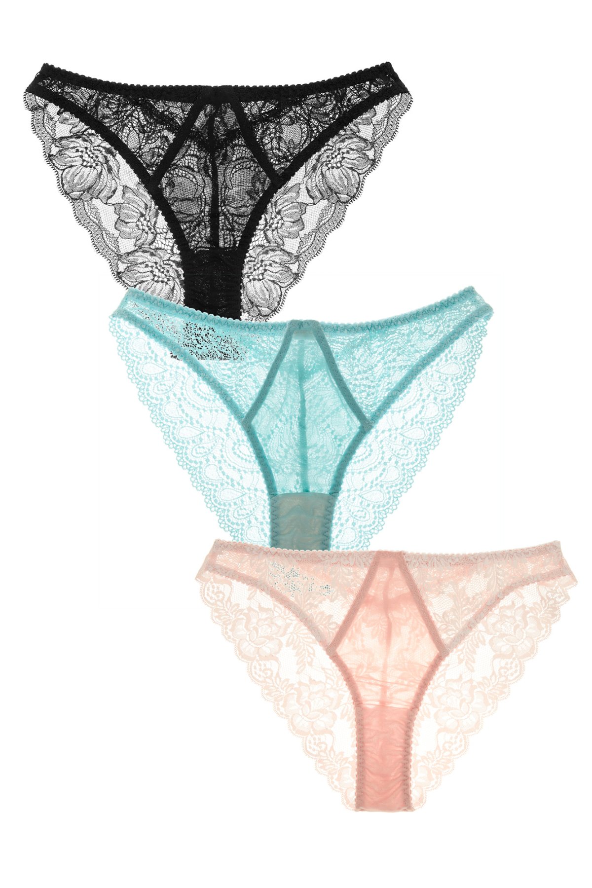 3 pack brazilian - Summer breeze - Brazilian briefs - Viola Sky